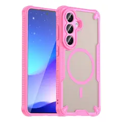 GENERICO - Funda Reforza Carga Magnética Compatible con Samsung Galaxy S26 Plus Rosa