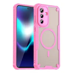 GENERICO - Funda Reforza Carga Magnética Compatible con Samsung Galaxy A37 5G Rosa
