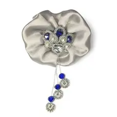 GENERICO - Broche tejido en Frivolité modelo Fayette. Prendedor Alfiler de metal