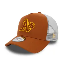 NEW ERA - Jockey Oakland Athletics Boucle Brown Trucker