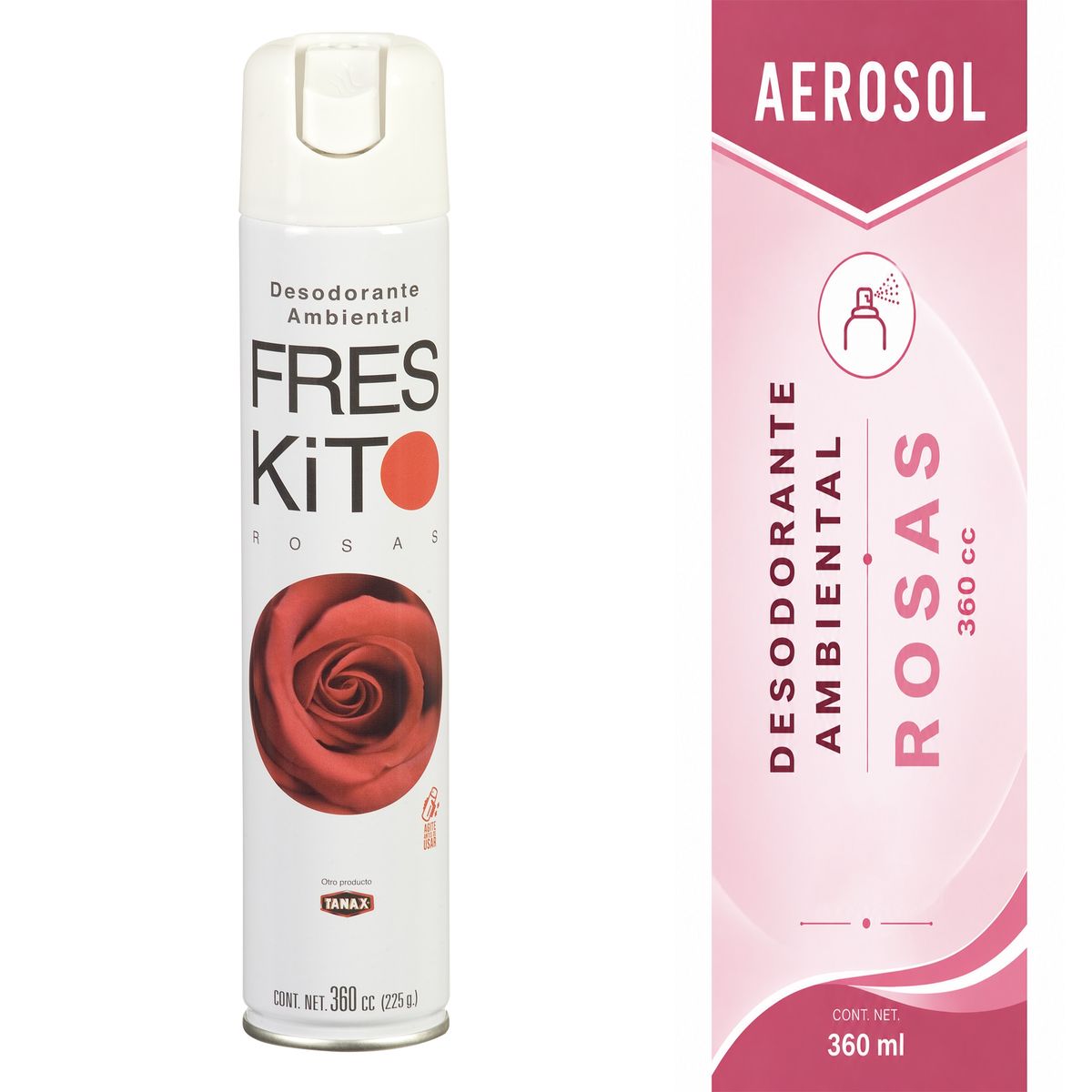 TANAX - DESODORANTE AMBIENTAL ROSAS 360CC FRESKIT