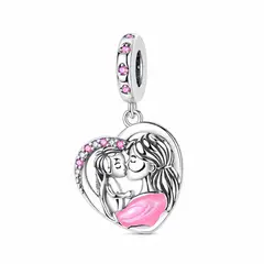 LK LUKSO - Charm Mamá con Bebé Amor Incondicional Plata 925