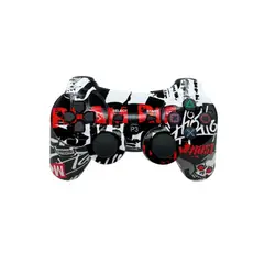 PANTHER - Control Joystick compatible con PS3 Grafiti Rojo