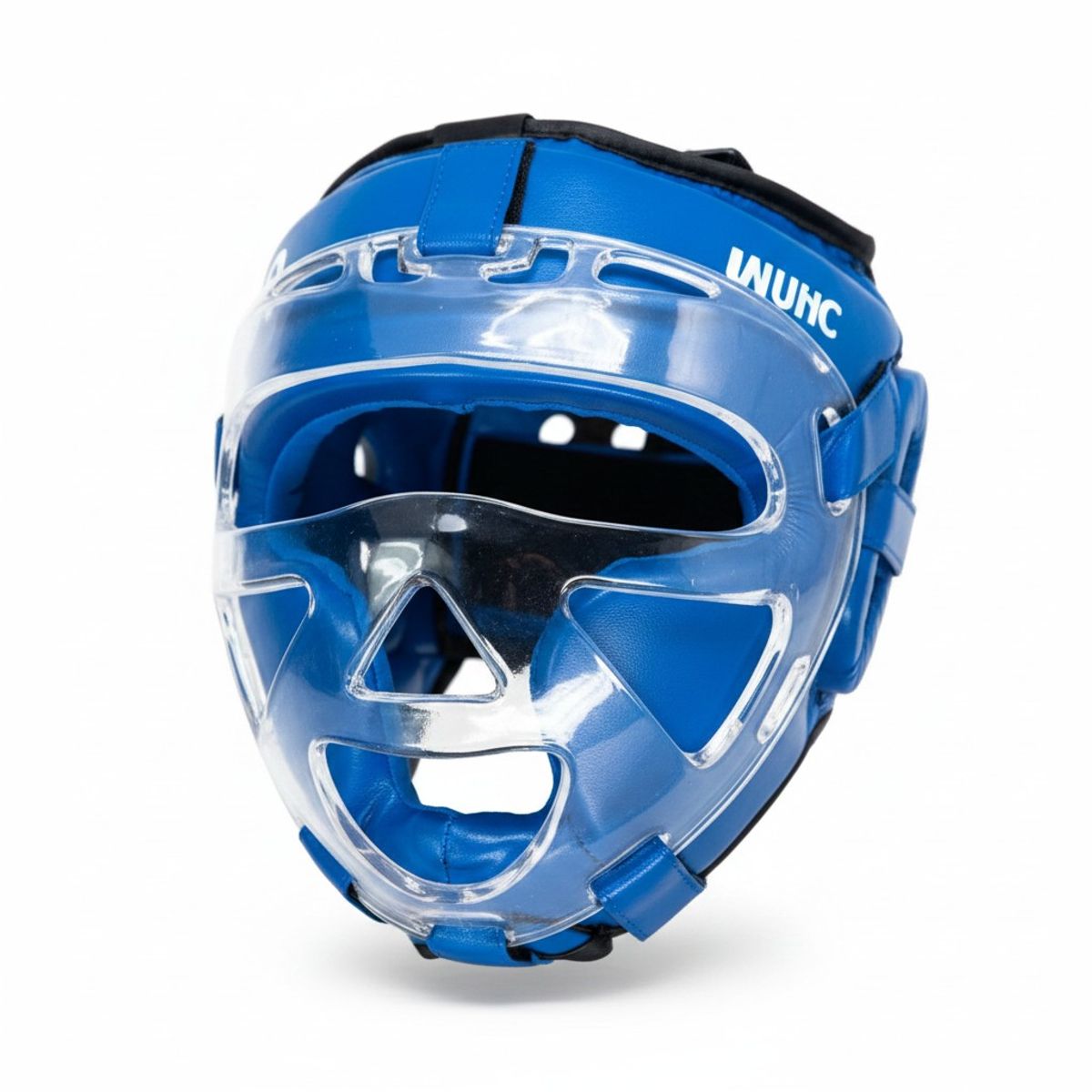 MUUK - CABEZAL DE ARTES MARCIALES CON MICA MUUK AZUL XL