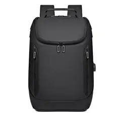 GENERICO - Mochila Urbana Impermeable Para Notebook Negro
