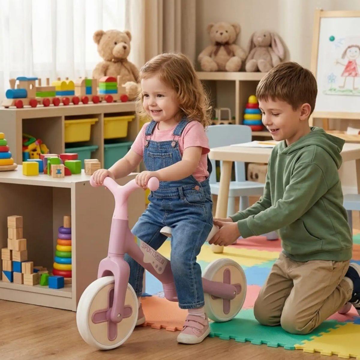 GENERICO - Bicicleta de Equilibrio Infantil Sin Pedales Entrenamiento B1