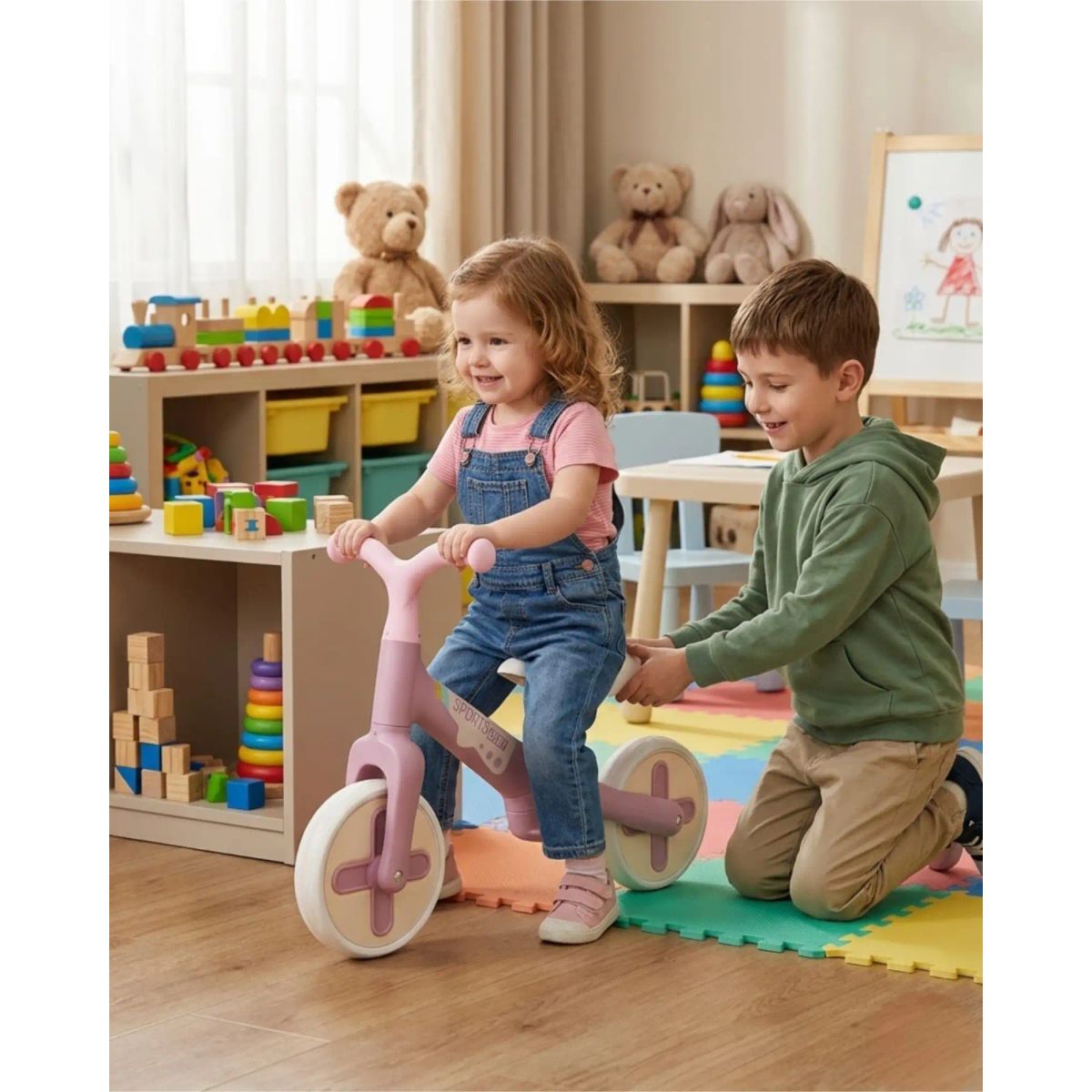 GENERICO - Bicicleta de Equilibrio Infantil Sin Pedales Entrenamiento B1