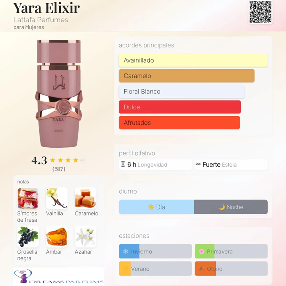 LATTAFA - YARA ELIXIR 100ML EDP LATTAFA