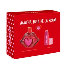 AGATHA RUIZ DE LA PRADA - BESO 100 ML EDT + BARRA DE LABIOS Y MEJILLAS 5G