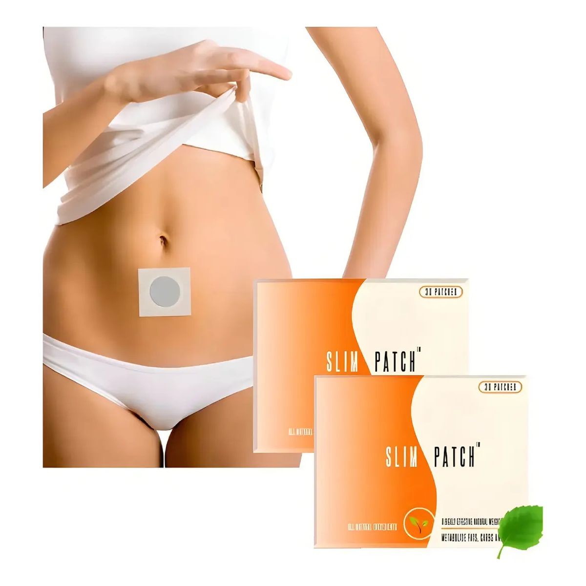 GENERICO - Slim Patch parches reductores - Adelgazantes Naturales - Pack 30 Unidades