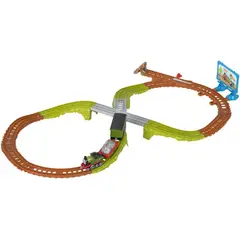 THOMAS AND FRIENDS - Juguete Pista tren Thomas CARRERA DE RECICLAJE DE WHIFF