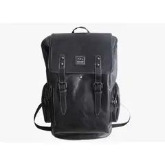 GENERICO - Mochila Elegante de Cuero PU Impermeable de Gran Capacidad