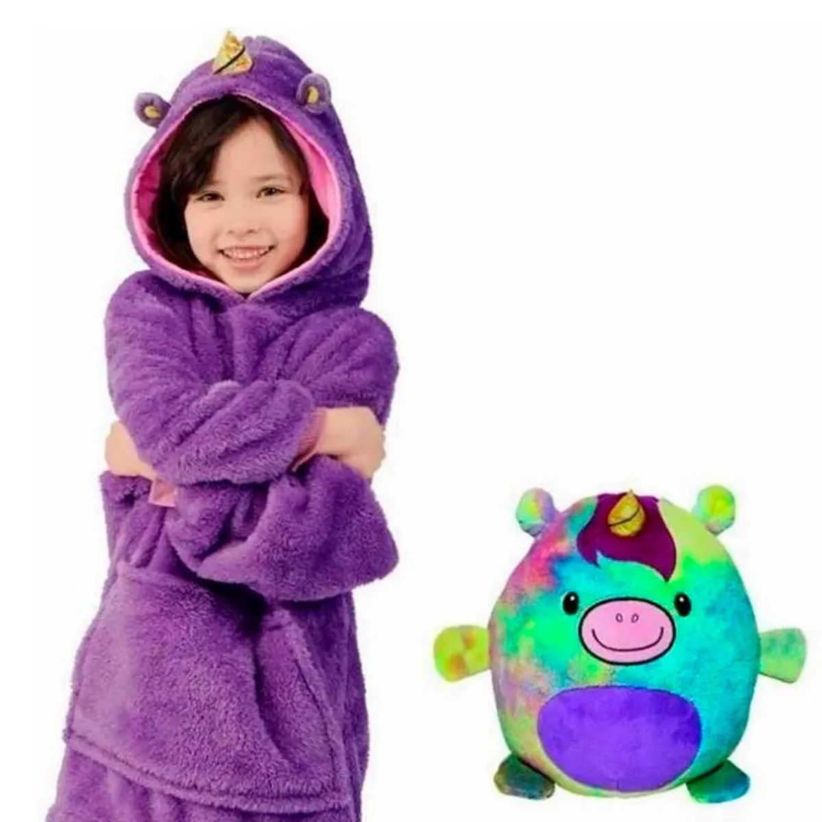 MOVI - POLERON PELUCHE SHERPA INFANTIL UNISEX