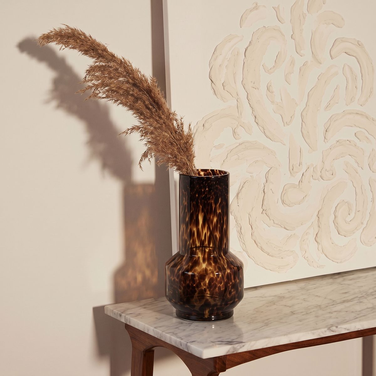 SANTU HOME & DECO - Jarrón Florero Print Carey Cylinder