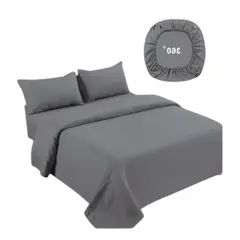 GENERICO - Set De Sabanas 1 Plaza + 1 Funda De Almohada