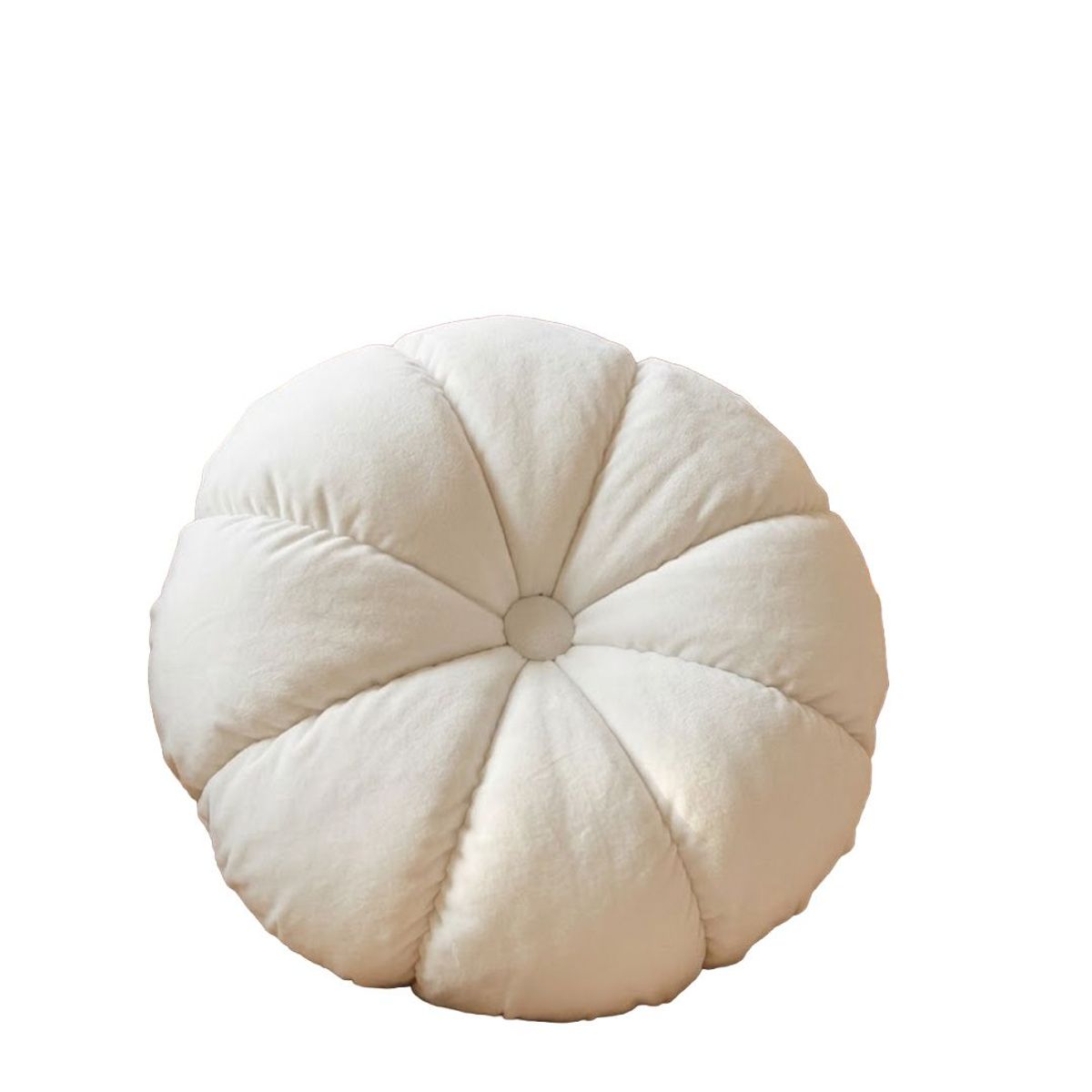 GENERICO - Cojín Plush Redondo Ultra Suave Color Blanco
