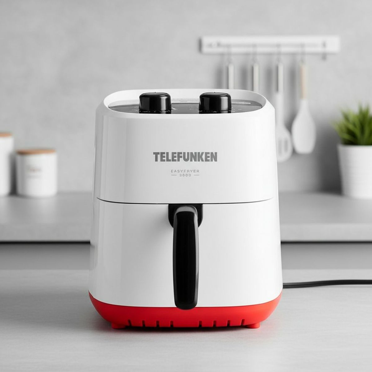TELEFUNKEN - Freidora De Aire Control De Temperatura Telefunken EASYFRYER-3600 Blanco