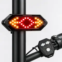 GENERICO - Luz Trasera Potente Para Bicicleta Señalización Inalámbrica