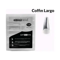 GENERICO - Tips Soft Gel Coffin Largo 120 pcs
