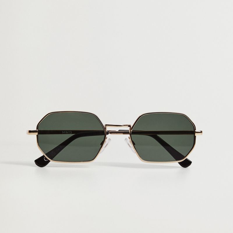 Mango - Mango Anteojos Montura Hexagonal Tess Mujer