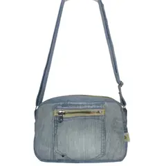 GENERICO - Cartera Bandolera MARISI denim celeste