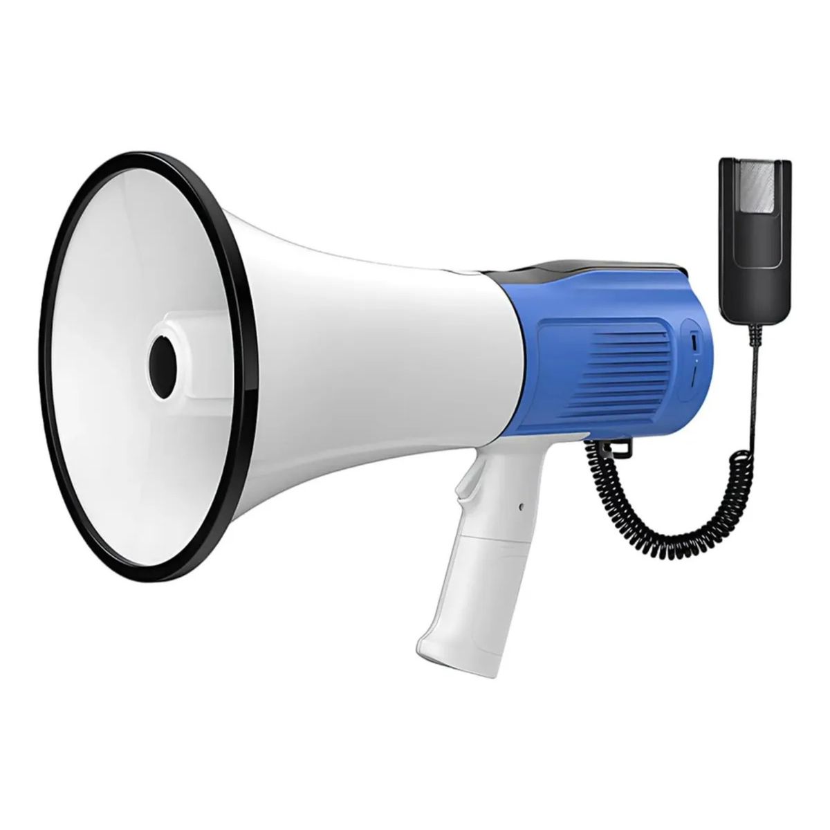 GENERICO - 120W Professional Bluetooth Megaphone Bullhorn Speaker with Detachable Microphone
