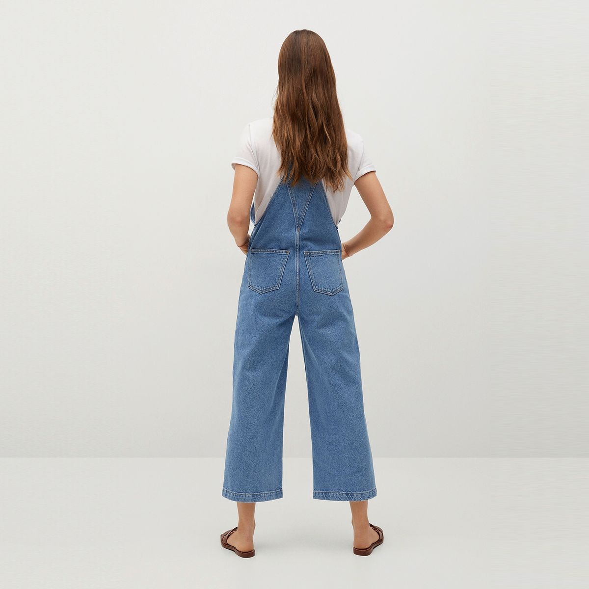 MANGO - Jardinera Larga Denim Ares Mujer