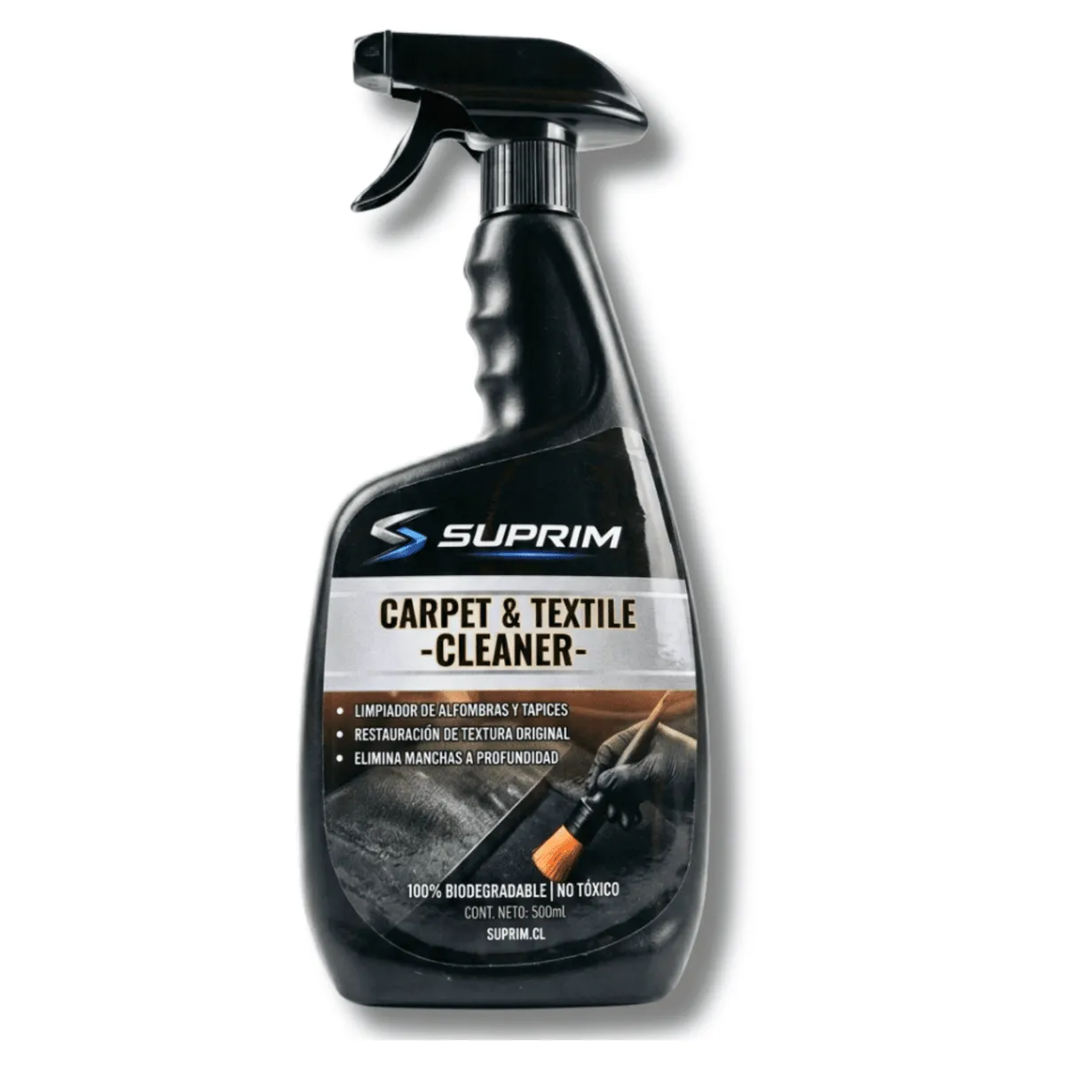 SUPRIM - Limpiador De Tapices Para Autos - Suprim Carpet y Textile Cleaner 500ml