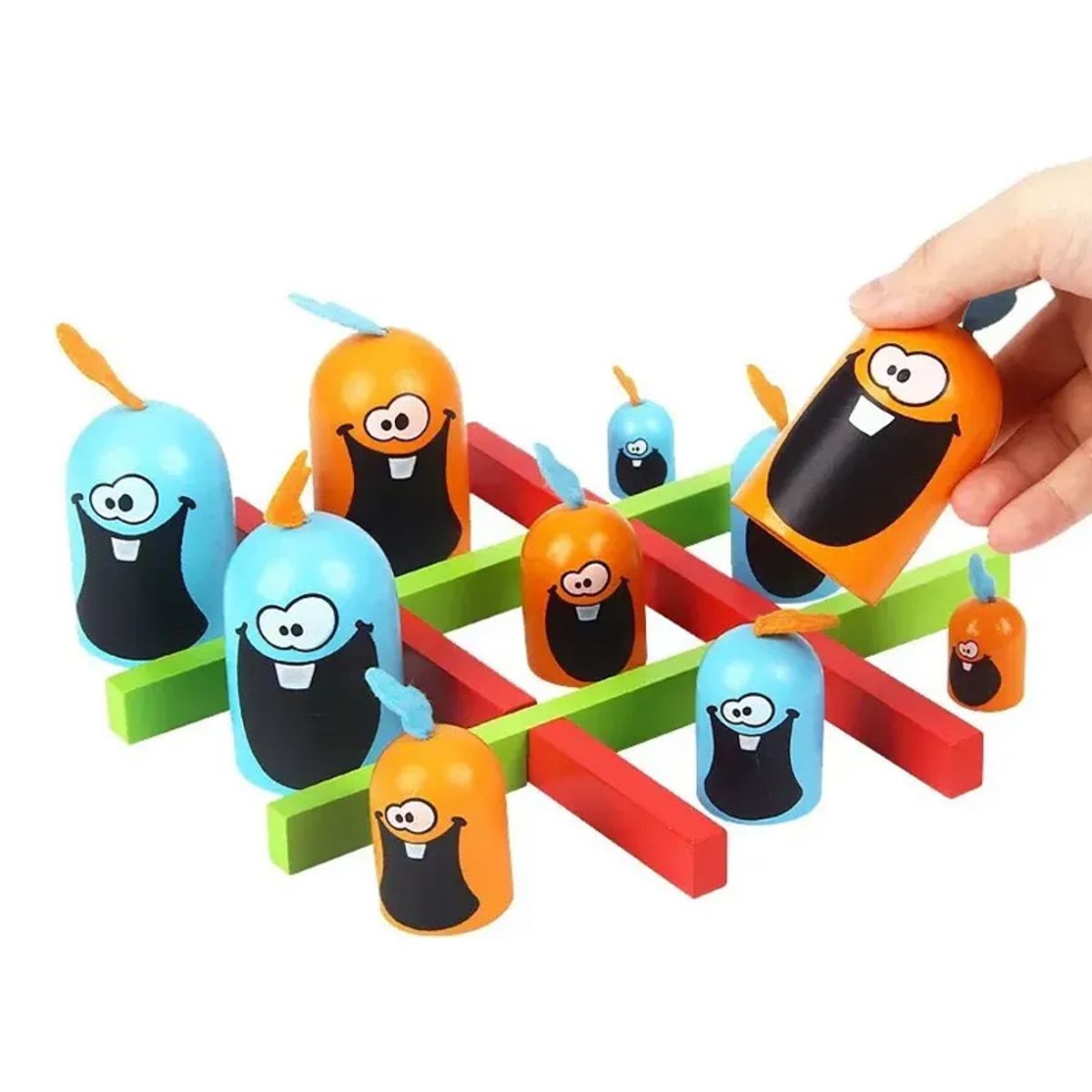 CLEBER - Juego De Mesa Estrategia Tres En Línea Interactivo Niños 1 Un