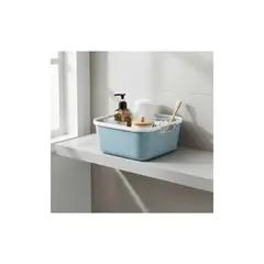 GENERICO - Caja Canasto Organizador Plástico Multiuso 17x16x9cm