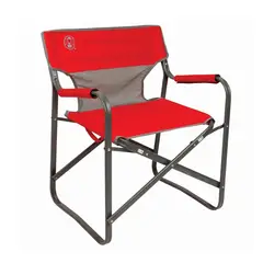 COLEMAN - Silla Plegable Outpost Breeze Deck Rojo