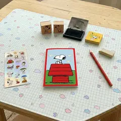 MOOVING - Set Regalo Snoopy Libro De Pintar, Sellos Y Stickers