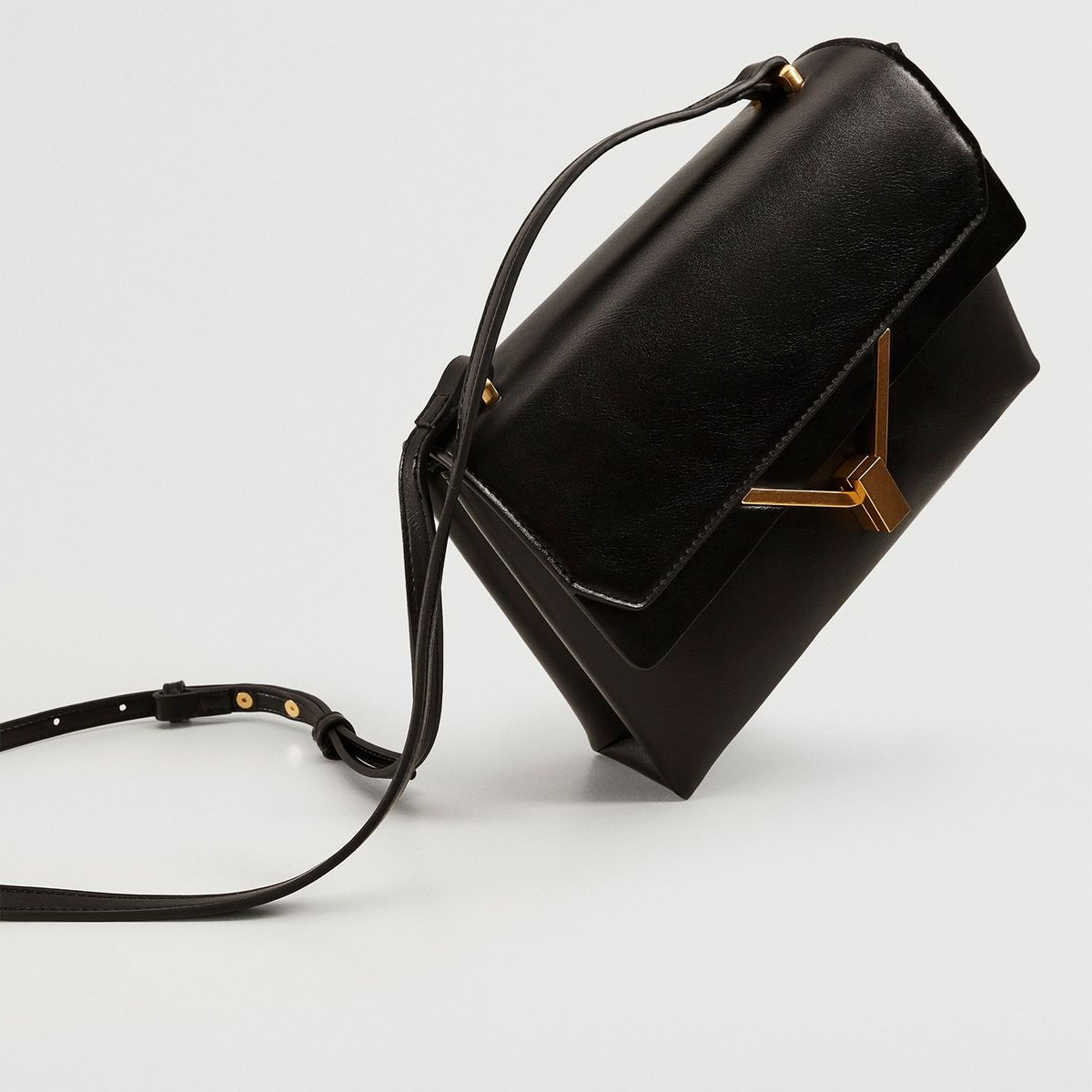 MANGO - Bolso Cruzado Solapa Xaloc Mujer