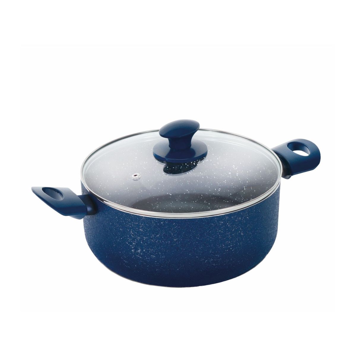 ILKO - Juego Ollas Cocina Ilko Granito Navy 10 piezas