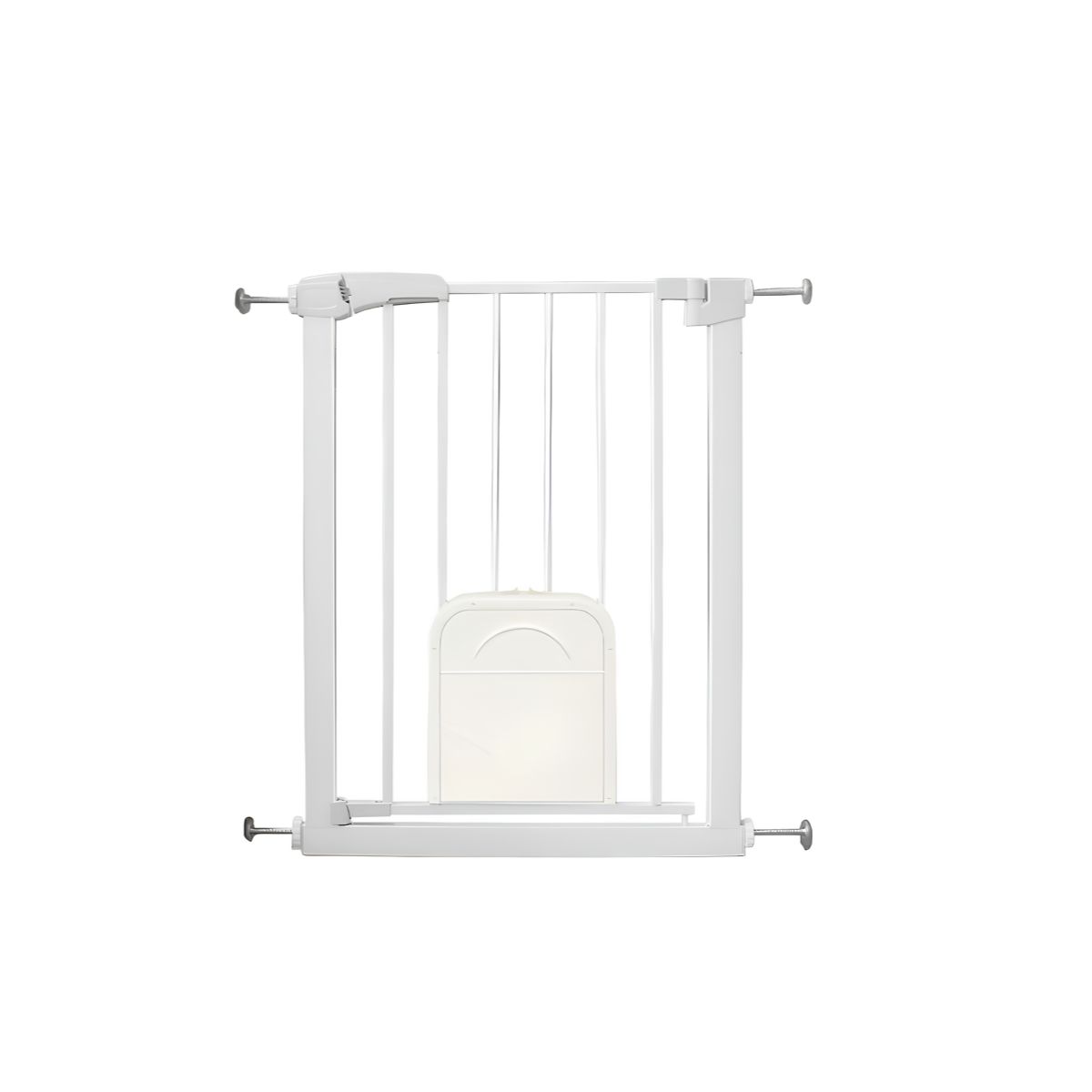 LUBABYCAS - Puerta Seguridad Bebé Con Puertita De Mascota Door 77-82cm LuBabycas