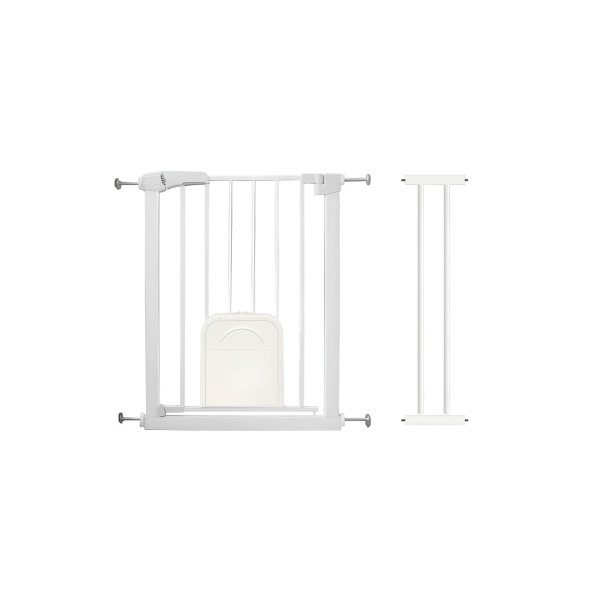 LUBABYCAS - Puerta Seguridad Bebé Con Puertita De Mascota Door 77-92cm LuBabycas