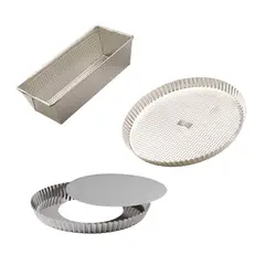 ILKO - Pack Molde Kuchen 28cm, Pizza 28 cm + Rectangular 25 cm