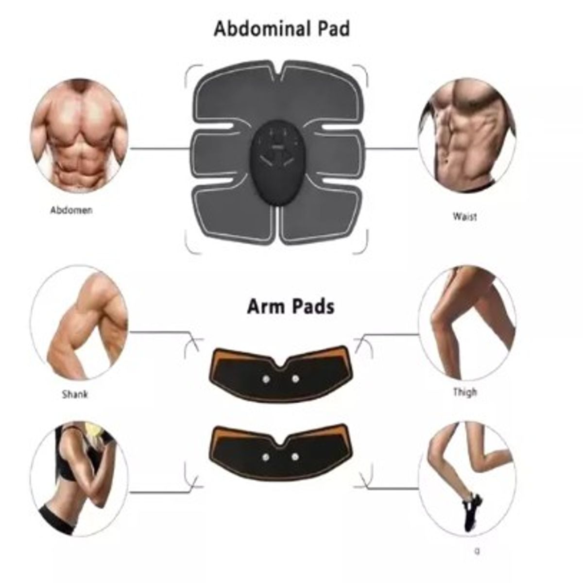 MOVI - ELECTROESTIMULADOR MUSCULAR 3 EN 1
