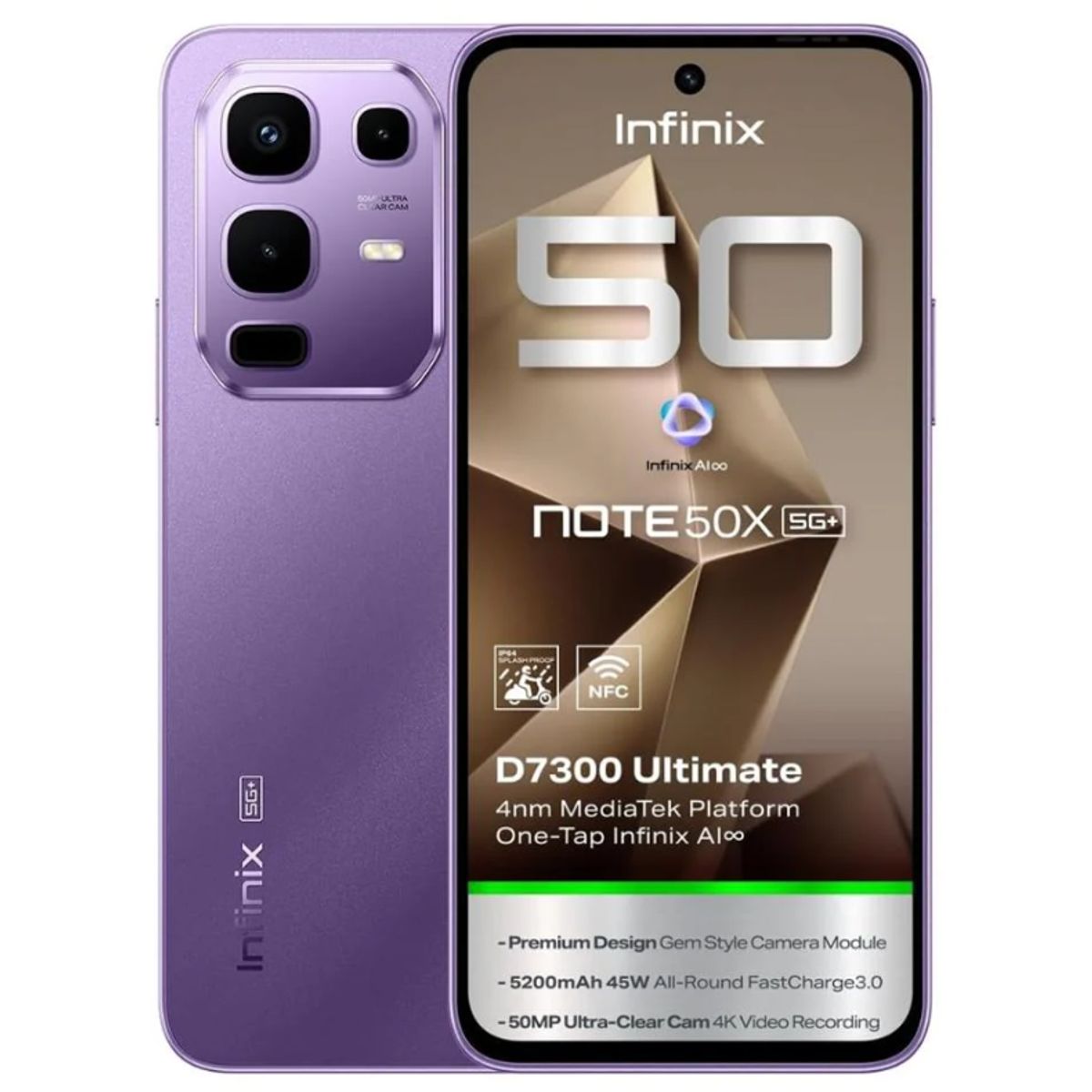 INFINIX - Infinix Note 50X 5G 256GB - Purple