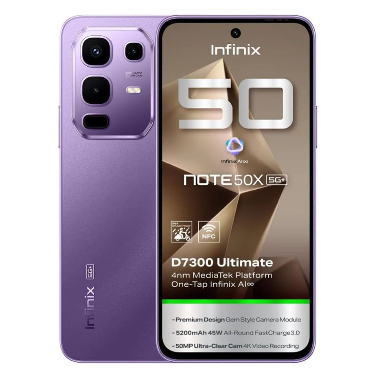 INFINIX - Infinix Note 50X 5G 256GB - Purple