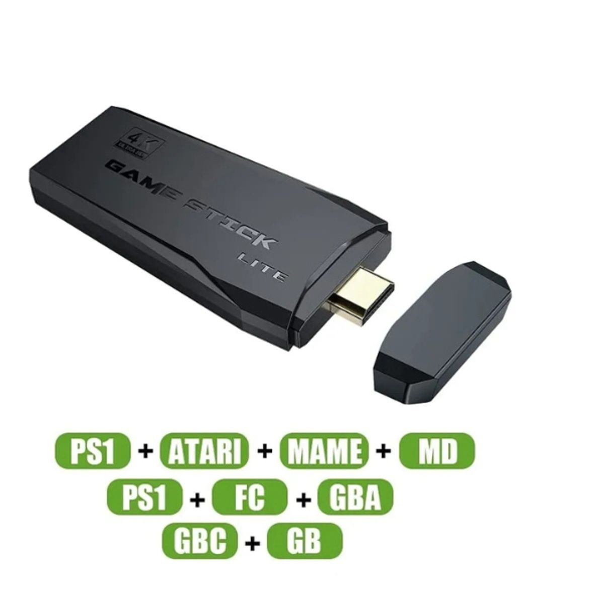 GENERICO - Consola Retro de Videojuegos 64GB con 10.000 Juegos + Controles Inalámbricos