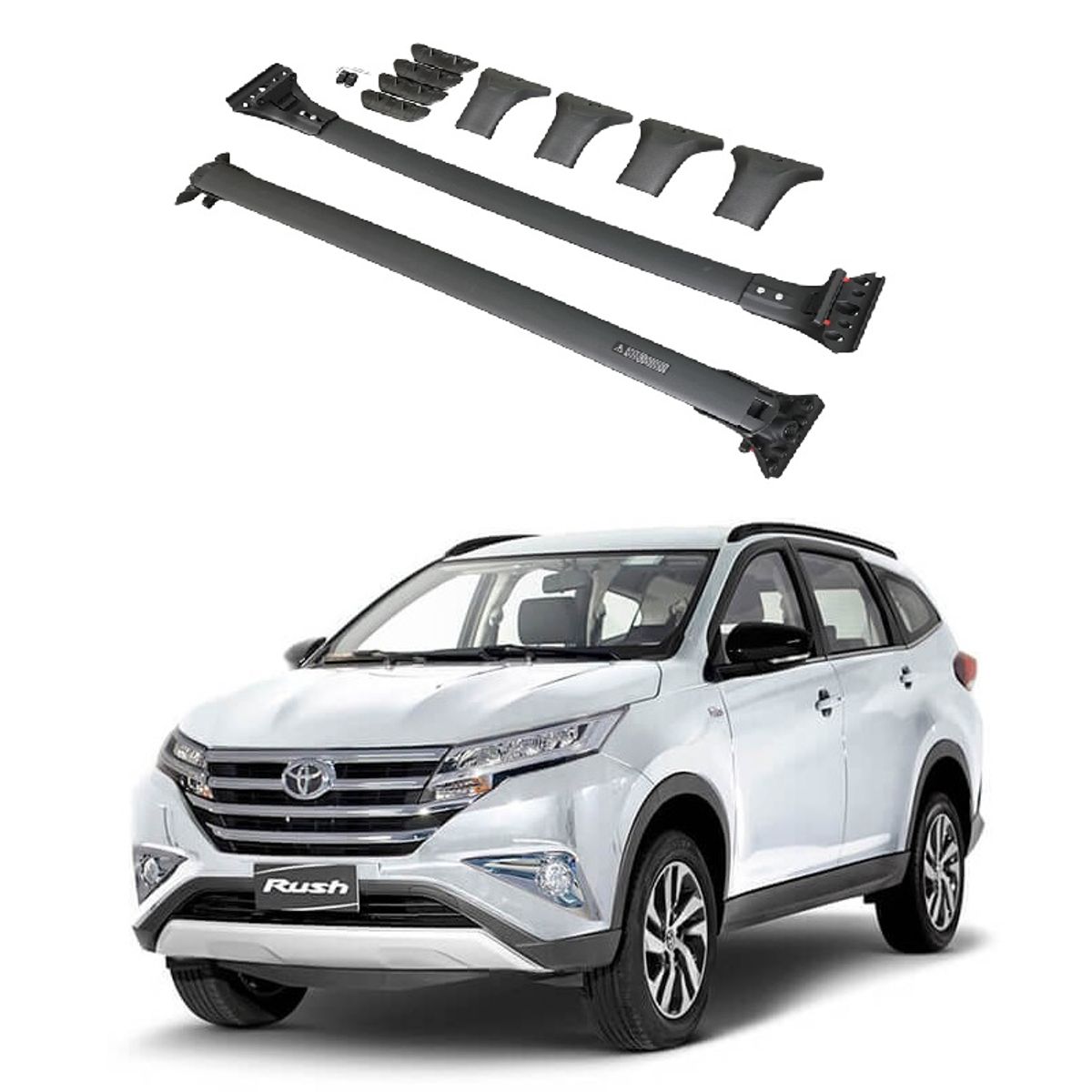 OEM - BARRAS PORTAEQUIPAJE TOYOTA RUSH 2021 EN ADELANTE