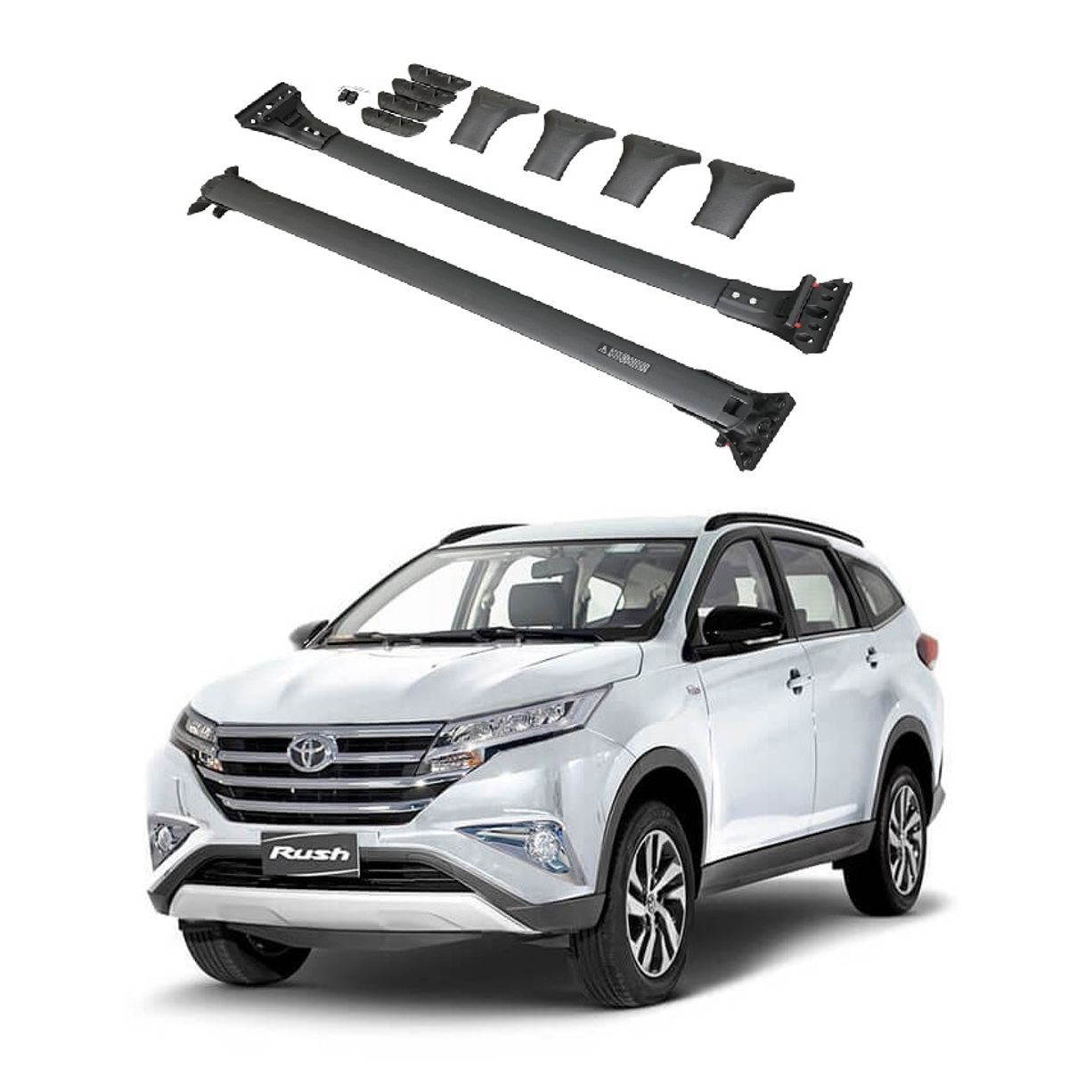 OEM - BARRAS PORTAEQUIPAJE TOYOTA RUSH 2021 EN ADELANTE