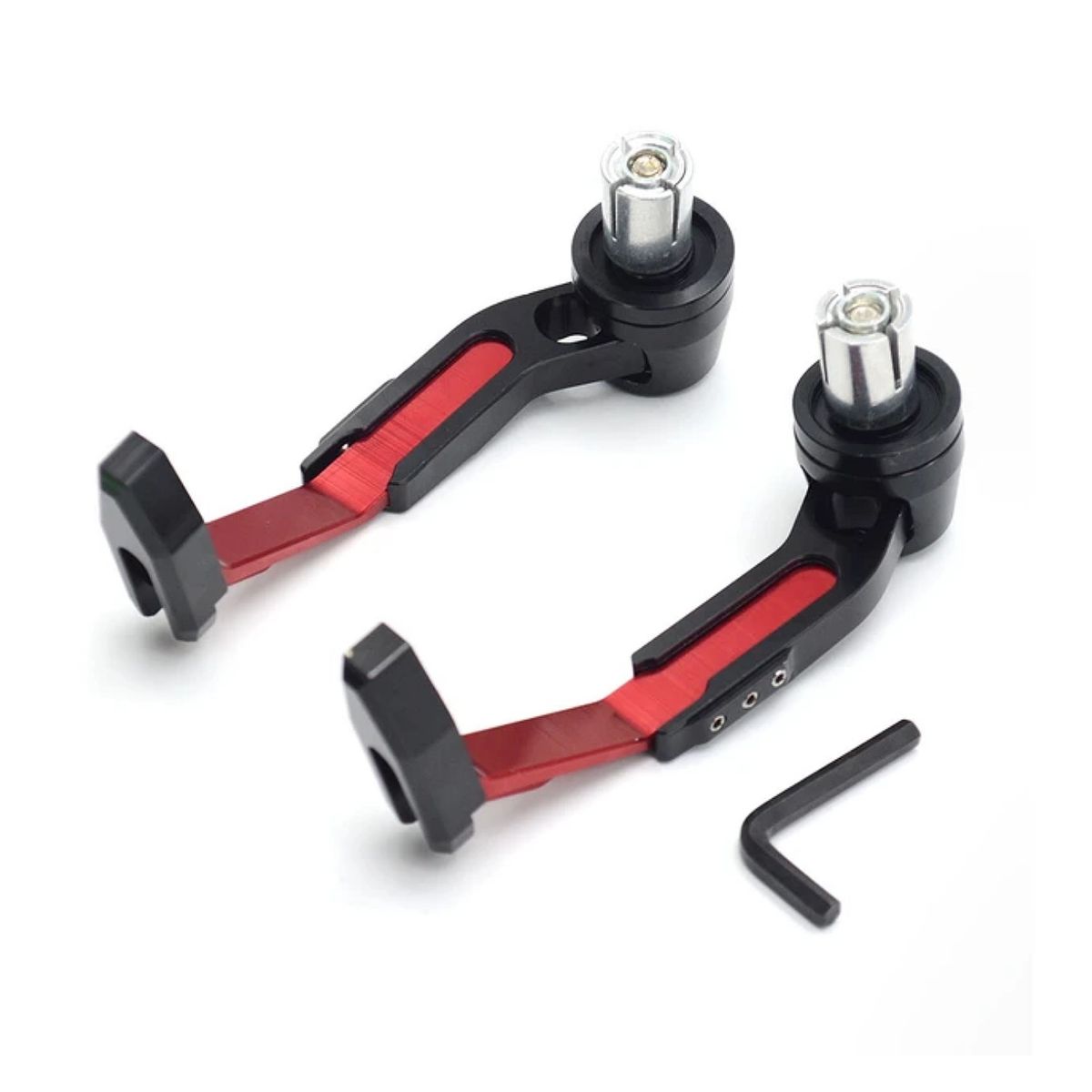 MOXI - Protector de manillar para motos y scooter rojo