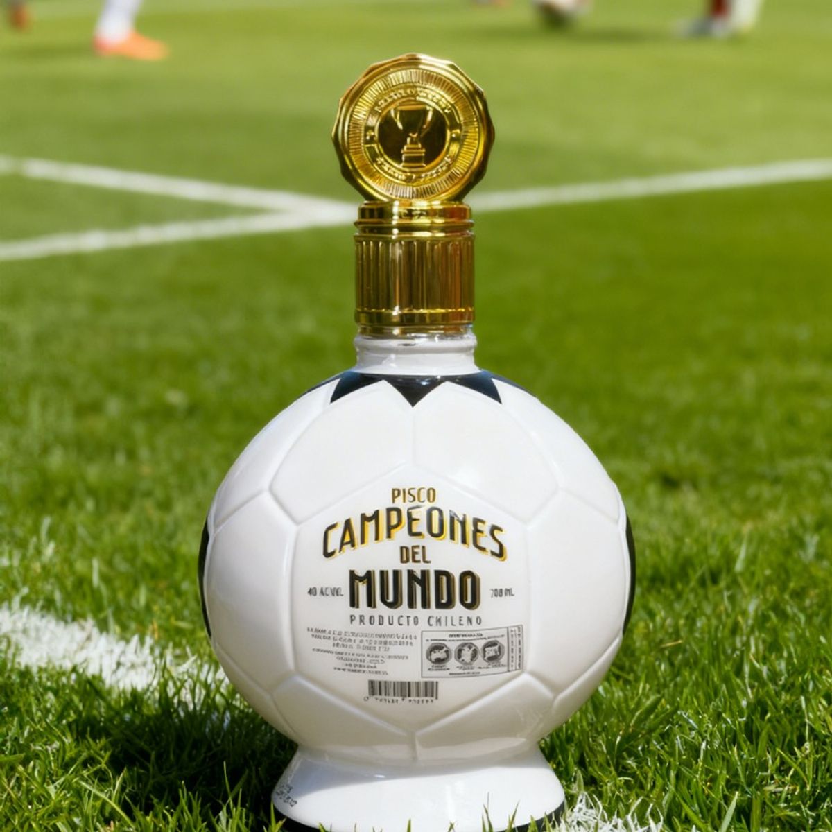 GENERICO - Pisco Chileno Campeones del Mundo 40˚ Transparente Doble destilado 700 ml
