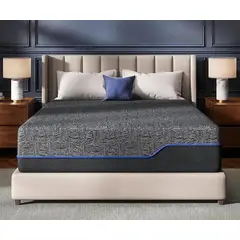 EVERSO - Colchón 2 Plazas De Espuma Viscoelástica 150x190x20cm, Alivio De Presión Con Soporte Medio Firme