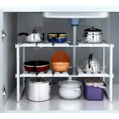 GENERICO - Rack Organizador De Ollas Armable Debajo De Fregadero