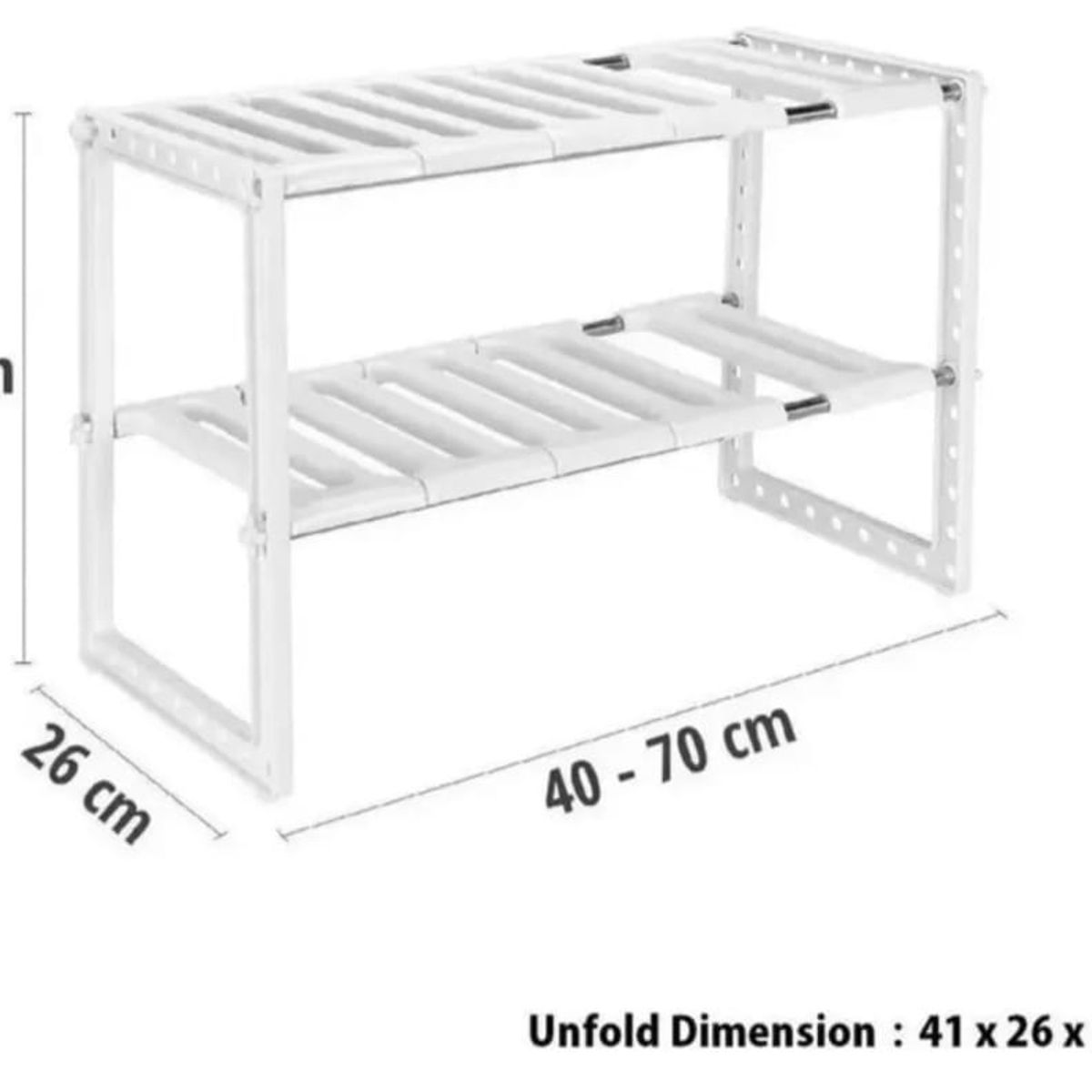 GENERICO - Rack Organizador De Ollas Armable Debajo De Fregadero