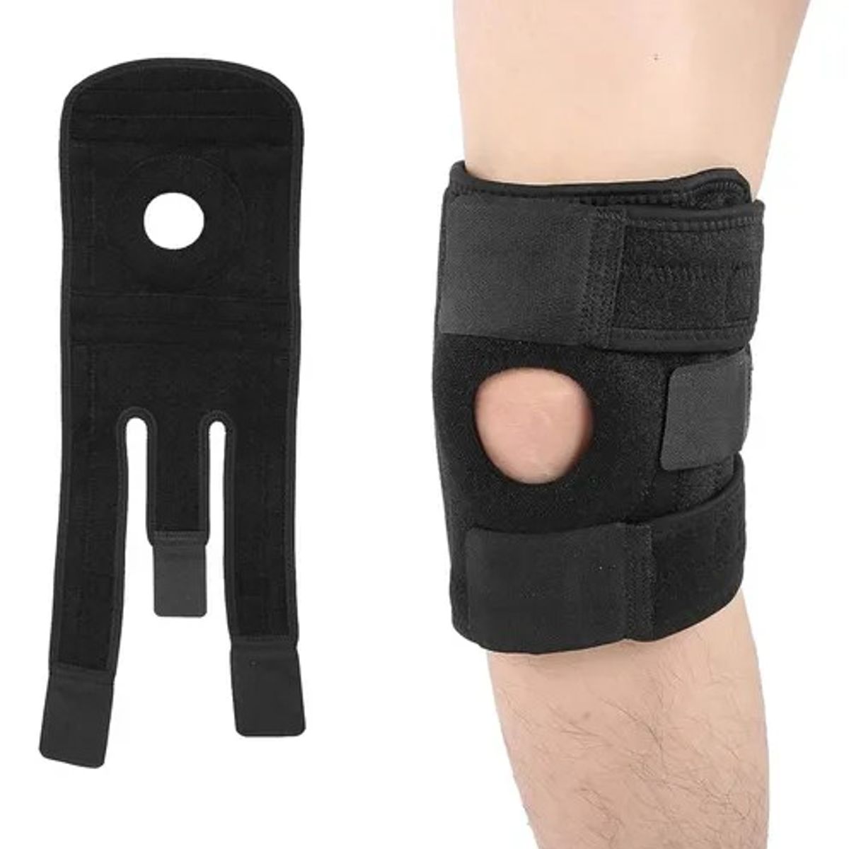 GENERICO - Pack x2 Rodillera Rotuliana Ajustable con Soporte de Rótula