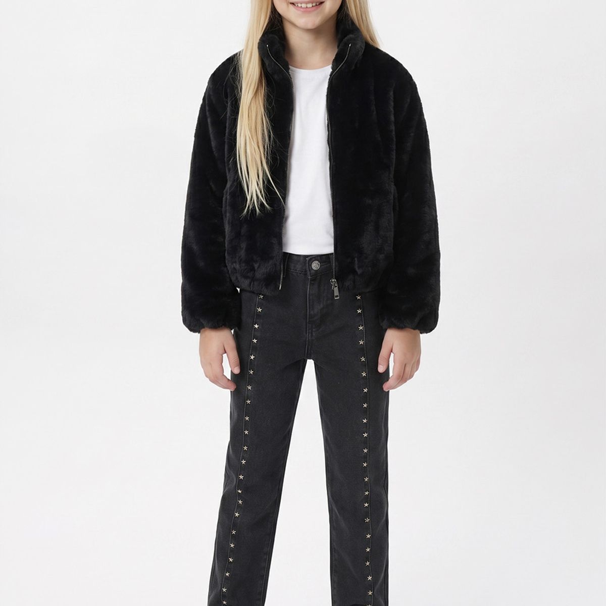 COLLOKY - Jeans Negro Niña